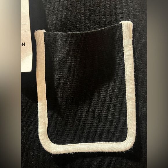 Zara black knit skirt with front pockets size M - Picture 7 of 9